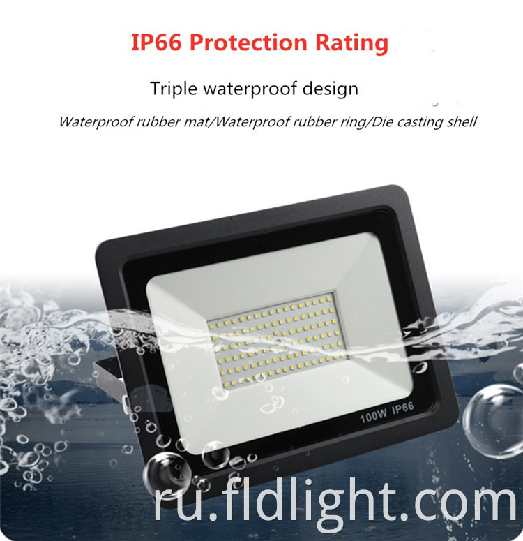 wall mounting durable square flood light